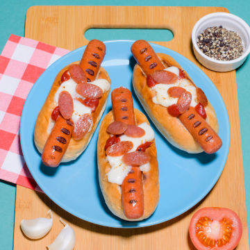 Gourmet Pizza Dogs
