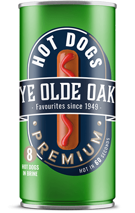 Ye Olde Oak Premium Hot Dogs 560g can