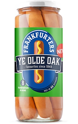 Ye Olde Oak 550g Frankfurters